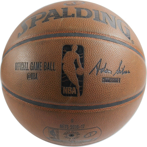 Brooklyn Nets 2016-17 Season Game Used Basketball from Barclays Center