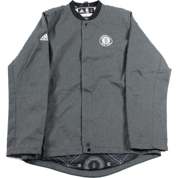 Anthony Bennett Brooklyn Nets Game Used 2016-2017  #13 Grey Long Sleeve Warmup Jacket (XL)