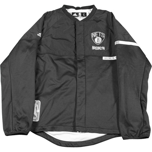 Chris McCullough #1 Brooklyn Nets Game Used Black/White Home Warmup Jacket (L)