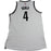 Luis Scola Brooklyn Nets Game Used #4 White Jersey (11/23 vs. Boston) (BKN02257) (2XL)