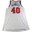 Marshall Plumlee New York Knicks 2016-17 Game Used #40 White Jersey (3/12/2017 @ Brooklyn Nets)(Size 2XL)