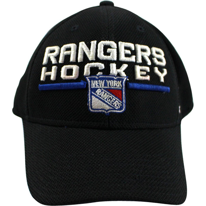 Oscar Lindberg  New York Rangers 2016-2017 Used Black Rangers Hockey Hat (S/M)