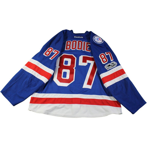 Matt Bodie New York Rangers 2016-2017 #87 Team Issued Blue Call-Up Jersey (56)