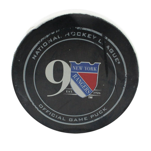 New York Rangers 2016-2017 Game Used Puck