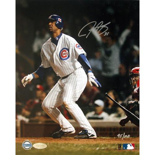 Derrek Lee Signed 43rd Home Run 8x10 Photo LTD Of 100