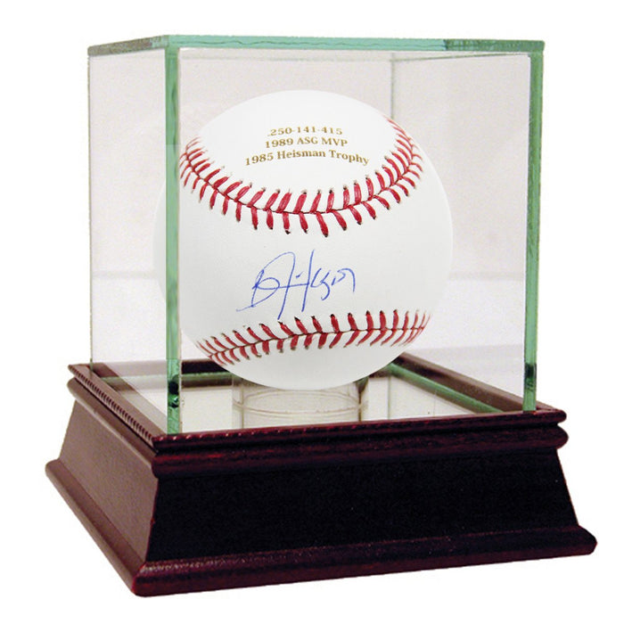 Bo Jackson Autographed and Engraved Career Stats MLB Baseball