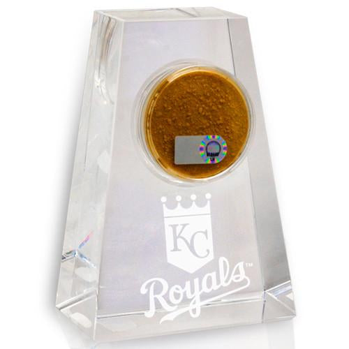 Kansas City Royals Taper Crystal w Game Used Dirt