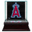 Los Angeles Angels of Anaheim Glass Single Baseball Case with Team Logo Background