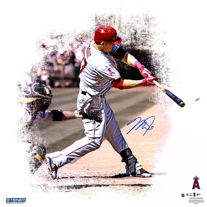 Mike Trout Signed Spotlight 24x24 Photo (MLB Auth)