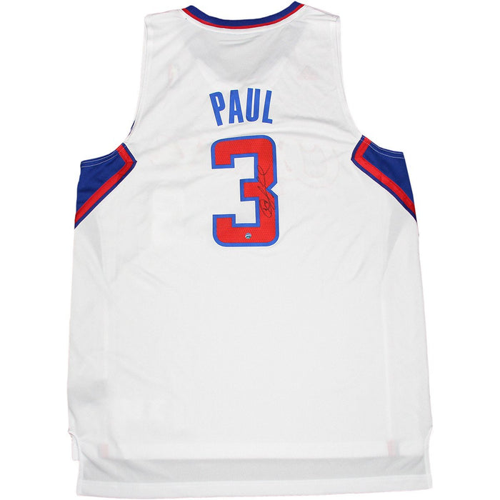 Chris Paul Signed L.A. Clippers Signed White Swingman Jersey