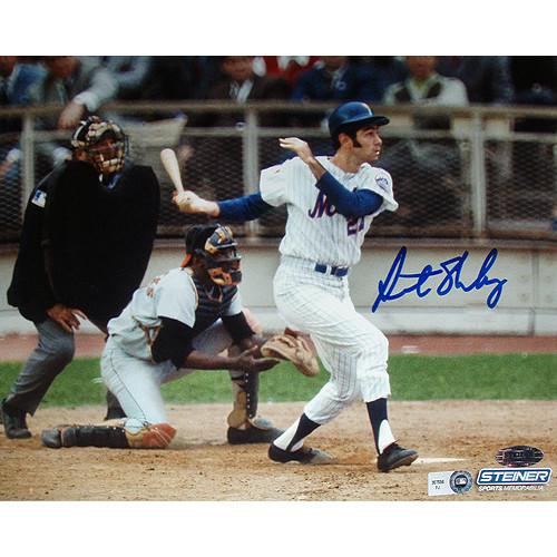 Art Shamsky New York Mets Swing Horizontal 8x10 Photo (MLB Auth)