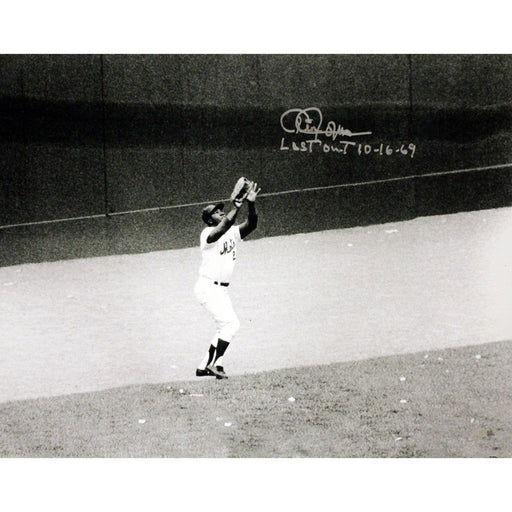 Cleon Jones Signed Final Out Close Up 16x20 Photo w Last Out 10-16-69 insc