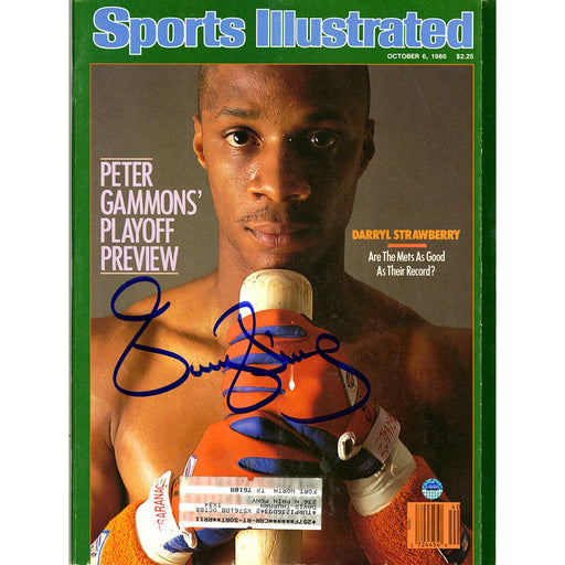 Darryl Strawberry Signed 10686 Sports Illustrated Magazine