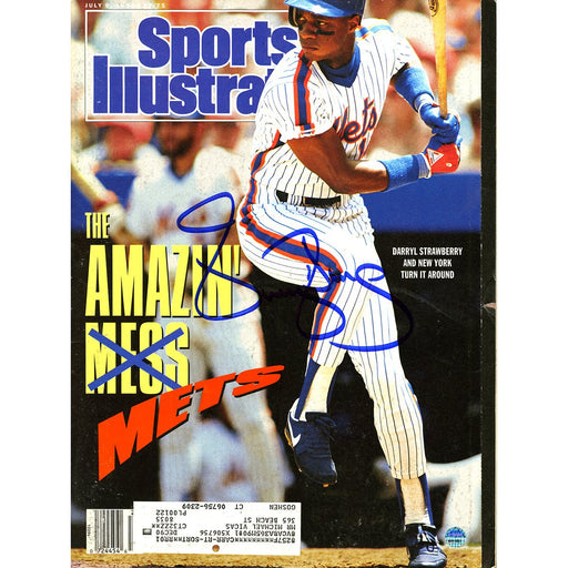 Darryl Strawberry Signed 7990 Sports Illustrated Magazine