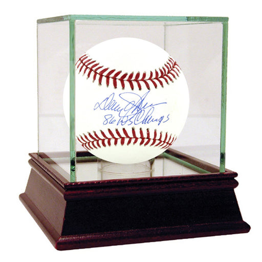 Davey Johnson Signed MLB Baseball w 86 WS Champs insc (MLB Auth)