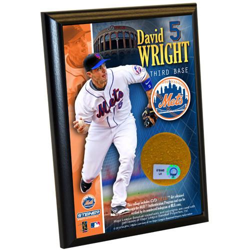 David Wright Mets 4x6 Dirt Plaque