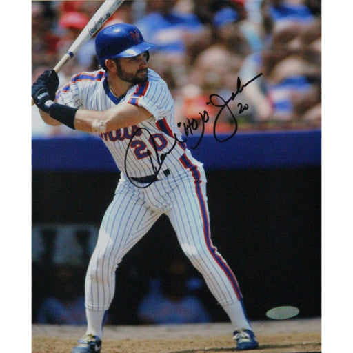 Howard Hojo Johnson Signed Batter?€™s Box 8x10 Photo (Signed In Black)