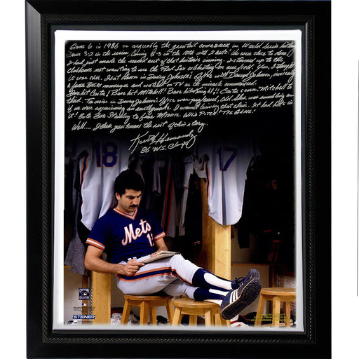 Keith Hernandez Facsimile 86 Buckner Game Story Stretched Framed 22x26 Story Canvas