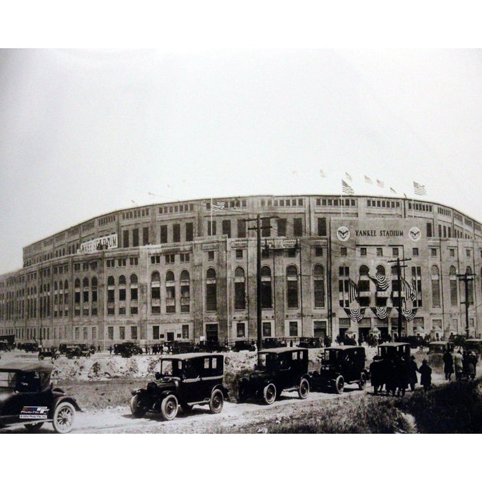 1923 Yankee Stadium Opening Day Sepia 16x20 PF