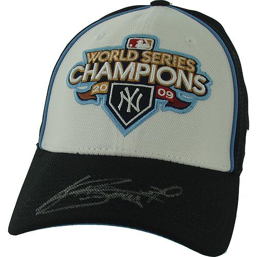 AJ Burnett New York Yankees 2009 WS Champions Locker Room Cap (MLB Auth)