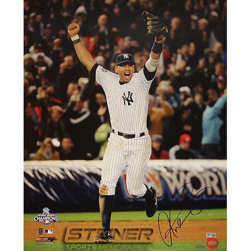 Alex Rodriguez 2009 WS Running on the Field Celebration 16x20 Photo (M ...