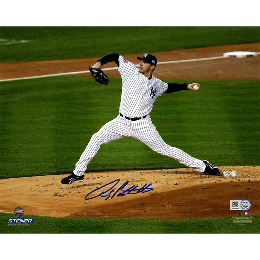 Andy Pettitte 2009 World Series Pitch Horizontal 8x10 Photo