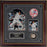 Andy Pettitte 2013 Game Used Baseball Shadowbox - 18x18 10650