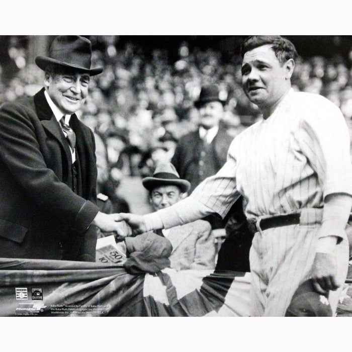 Babe Ruth Shaking President Hardings Hand 16x20 Photo