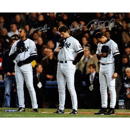 Bernie Williams Paul ONeill Derek Jeter Triple Signed 2001 WS 16x20 Photo (MLB Auth)