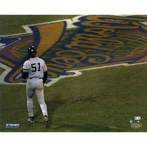 Bernie Williams Signed 1996 16x20 World Series Photo