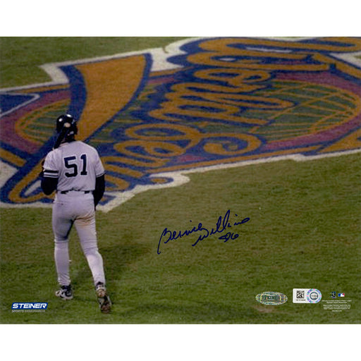 Bernie Williams Signed 1996 8x10 World Series Photo