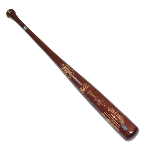 Bernie Williams Signed Commemorative Stat Bat