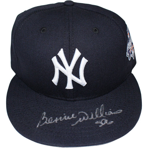 Bernie Williams Signed New York Yankees Authentic Hat w 2000 WS Patch (MLB Auth)