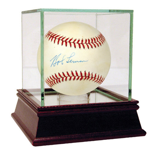 Bob Lemon Signed OAL Baseball HOF 76 Inscription (No Auth)