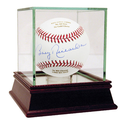 Bobby Richardson Autographed and Engraved Career Stats MLB Baseball