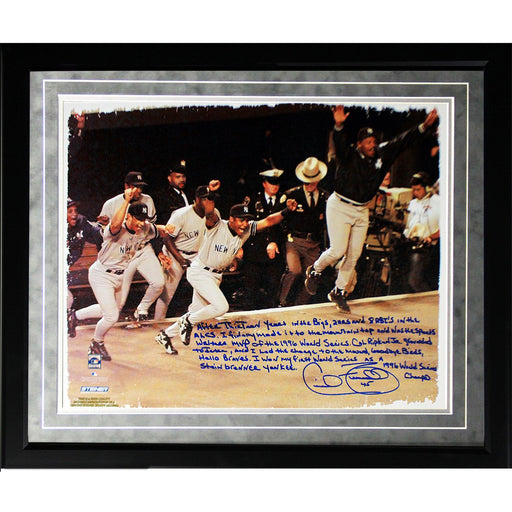 Cecil Fielder Facsimile 1996 World Series Framed Metallic 16x20 Story Photo