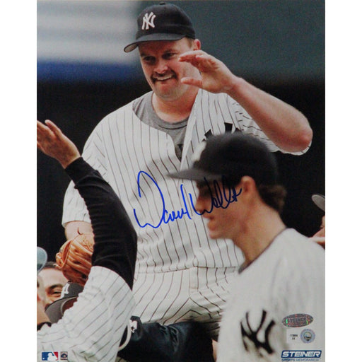 David Wells Perfect Game Carry Off Close Up Vertical 8x10 Photo