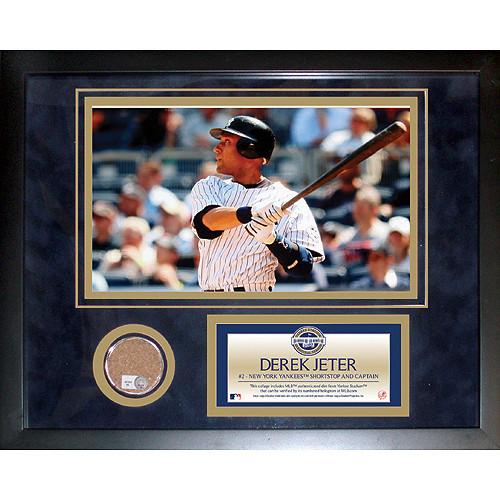 Derek Jeter 2009 Yankees Mini Dirt Collage