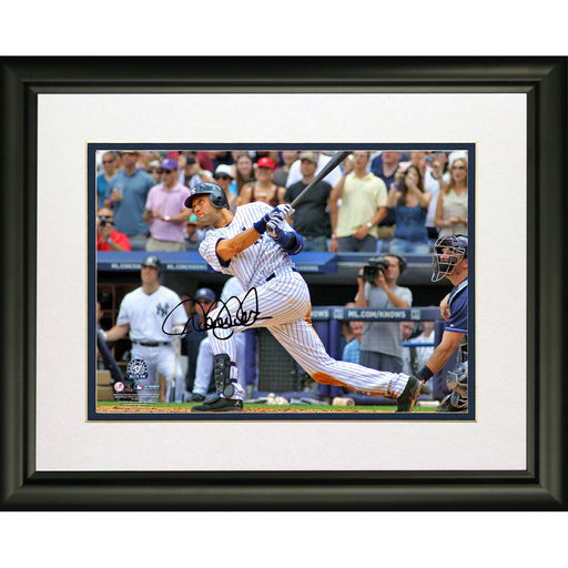 Derek Jeter 3000th Hit Facsimile Signature Framed 8x10 Photo