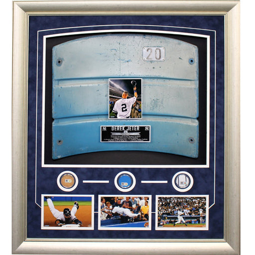 Derek Jeter Authentic Yankee Stadium Seatback Framed Collage (24x28 7573)