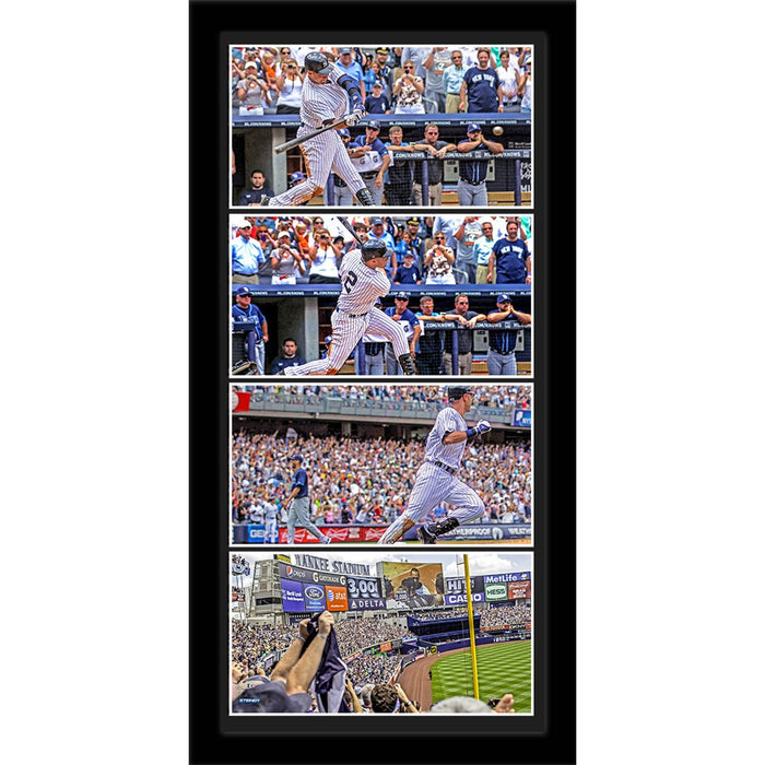 Derek Jeter DJ3K Story Board Framed 6x12 4 Photo Collage