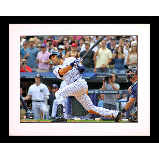 Derek Jeter Horizontal 3000th Hit 16x20 Framed Photo (Image 1)