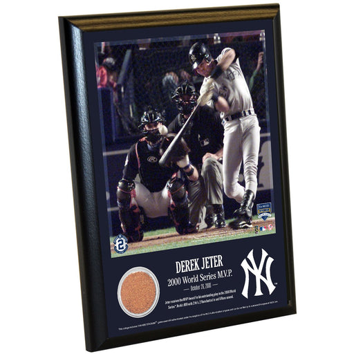 Derek Jeter Moments: World Series MVP 8x10 Dirt Plaque