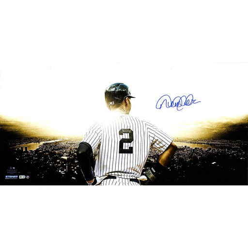 Derek Jeter New York City View Signed 16x32 Big Sig Photo (MLB Auth)