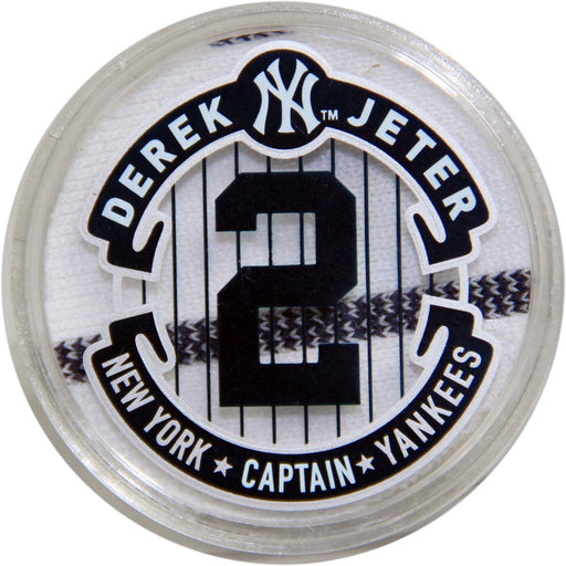 Derek Jeter Retirement Logo Game Used Jeter Day Pants Capsule (MLB Auth)