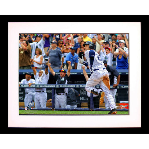 Derek Jeter Running 3000th Hit Framed 16x20 Photo (Image 2)