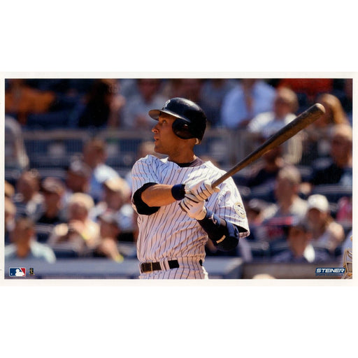 Derek Jeter Swinging Opening Day 2006 vs. Royals 6x10 (PF) Yankees Steiner