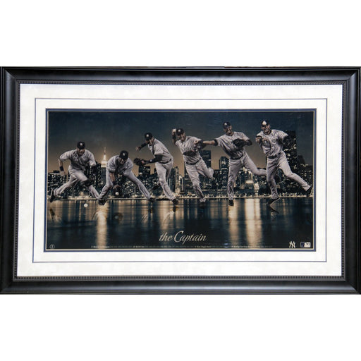 Derek Jeter The Captain 21x32 Photo Framed Collage