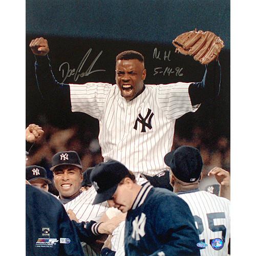 Dwight Gooden Signed Yankees No Hitter 16x20 Photo w Insc (MLB Auth)