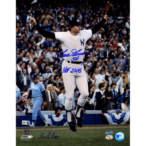 Goose Gossage Celebrating ALCS Victory 11x14 Photo w HOF Michael Grossbardt Collection (MLB Auth)